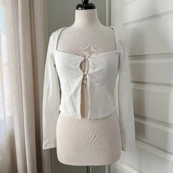 Princess Polly McCall Long Sleeve Top — Size 6 - Picture 3 of 8